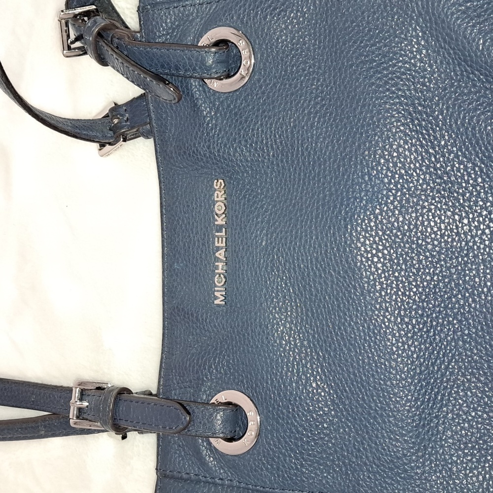Michael Kors- Authentic  Navy Leather Bag
